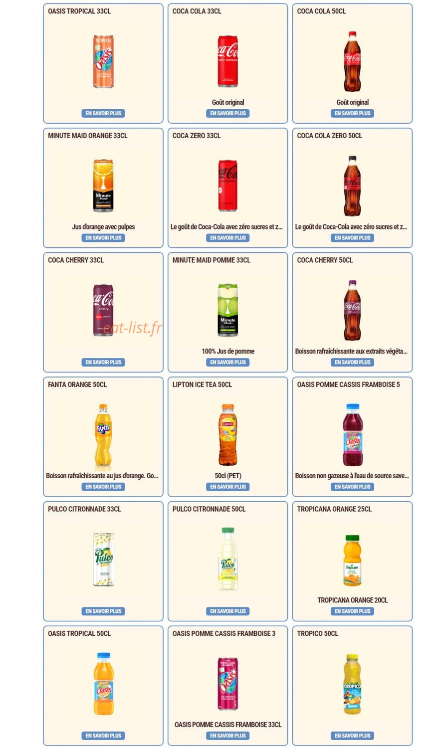 Pomme de Pain — carte page 9