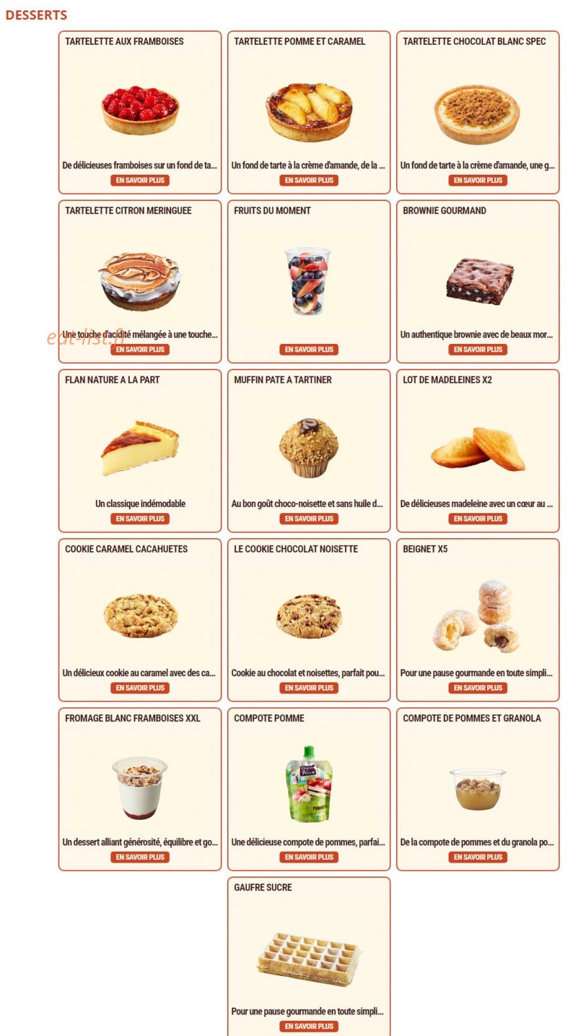 Pomme de Pain — carte page 7