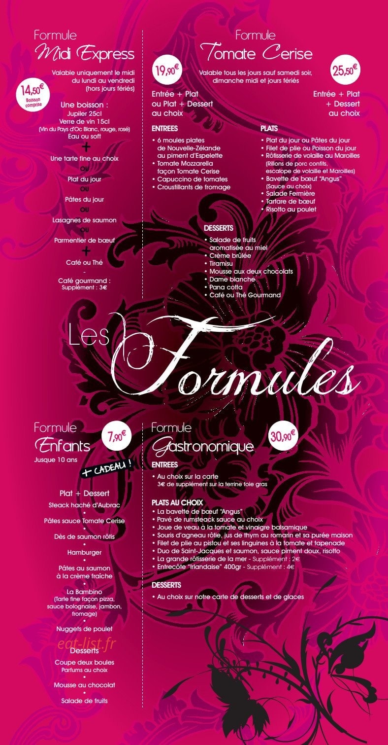 Tomate Cerise — carte page 10