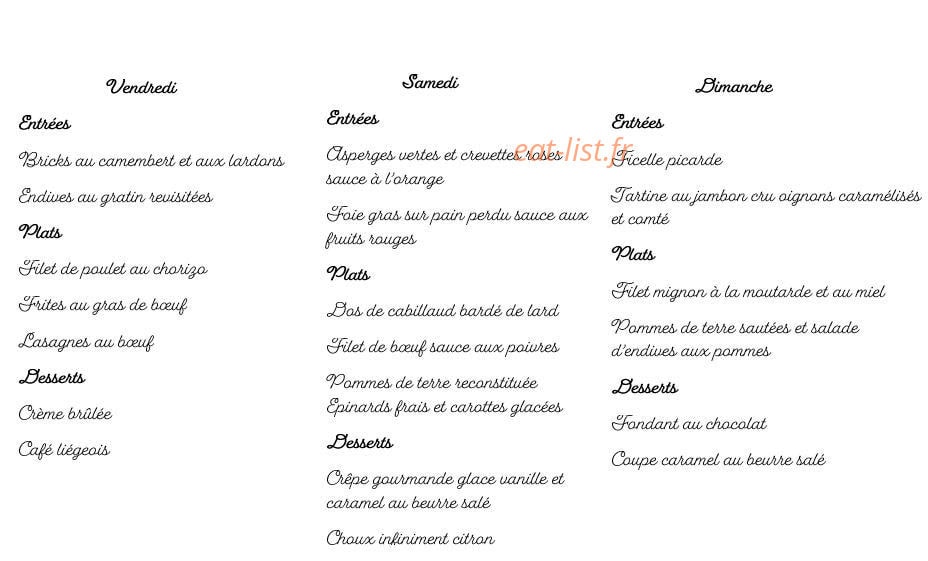 Le Roncier — carte page 1