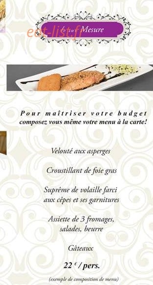 Aurélien Traiteur — carte page 6