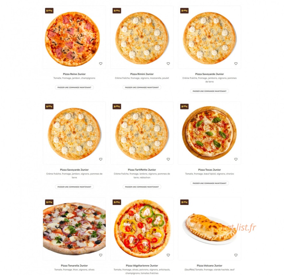 Di Napoli Pizza — carte page 3