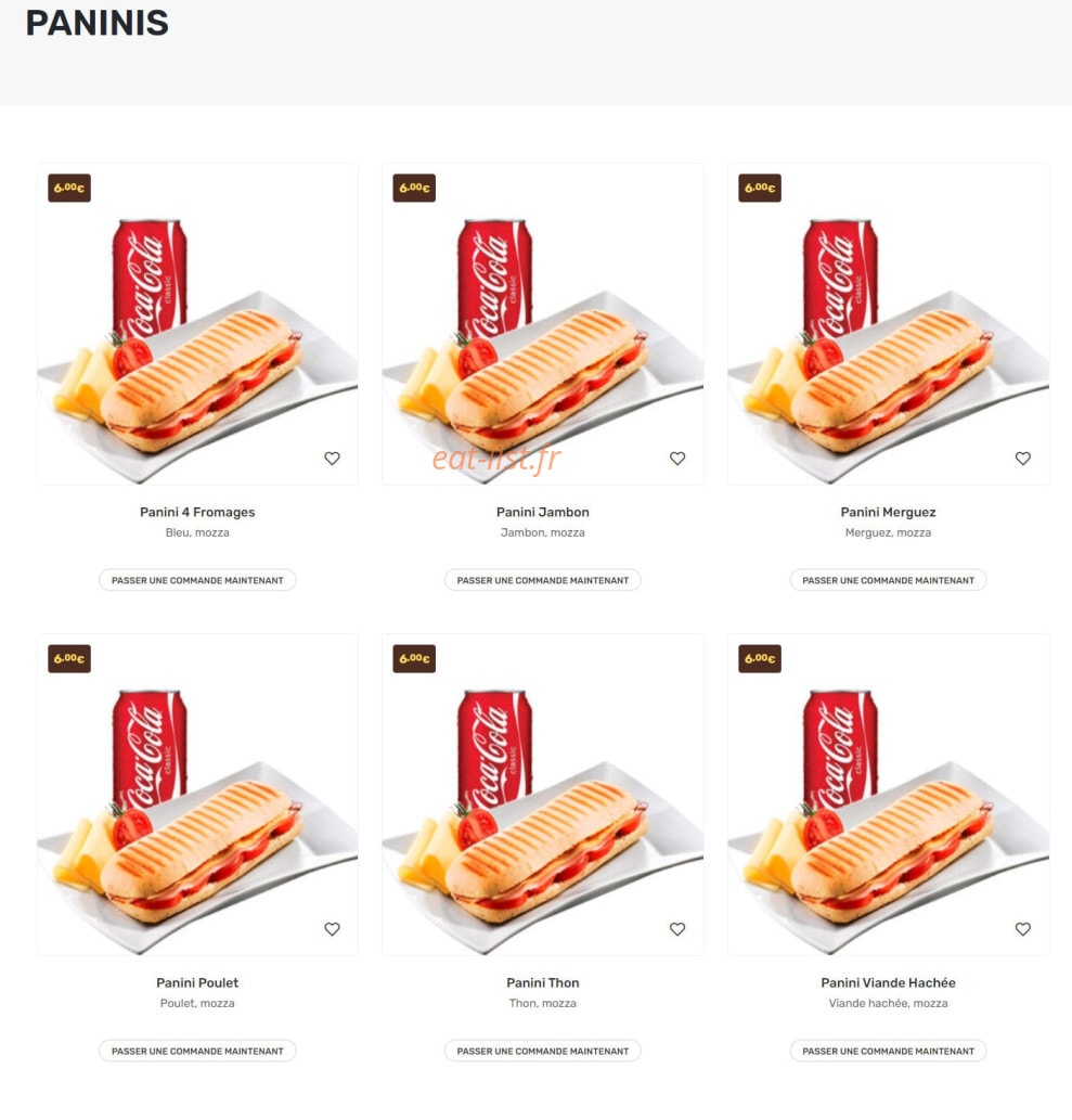 Di Napoli Pizza — carte page 6