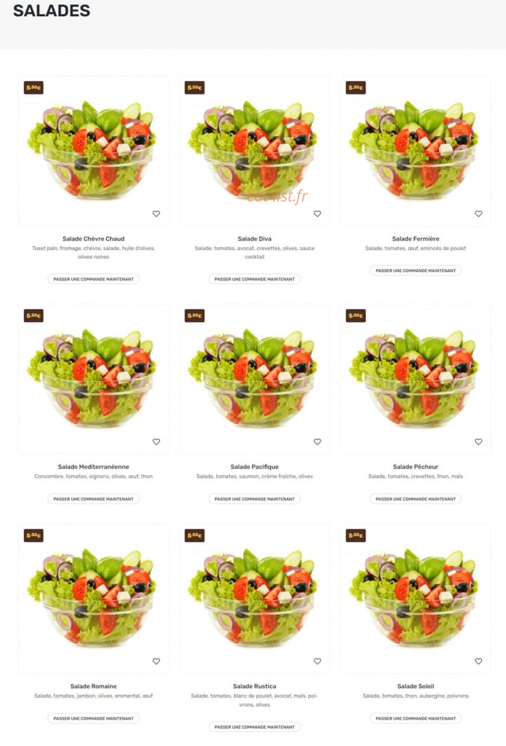 Di Napoli Pizza — carte page 5
