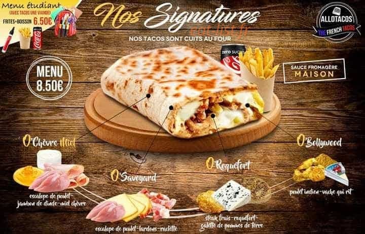 Allo tacos — carte page 2