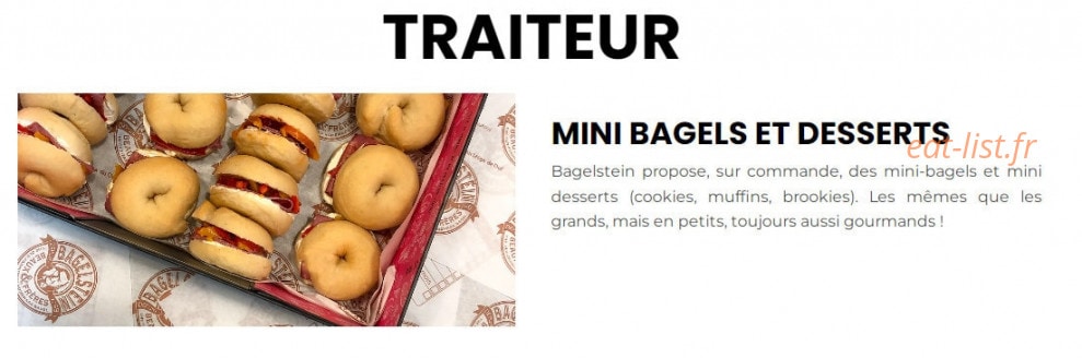 Bagelstein — carte page 10