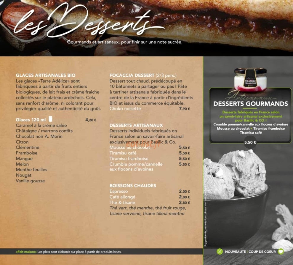Basilic & Co — carte page 8