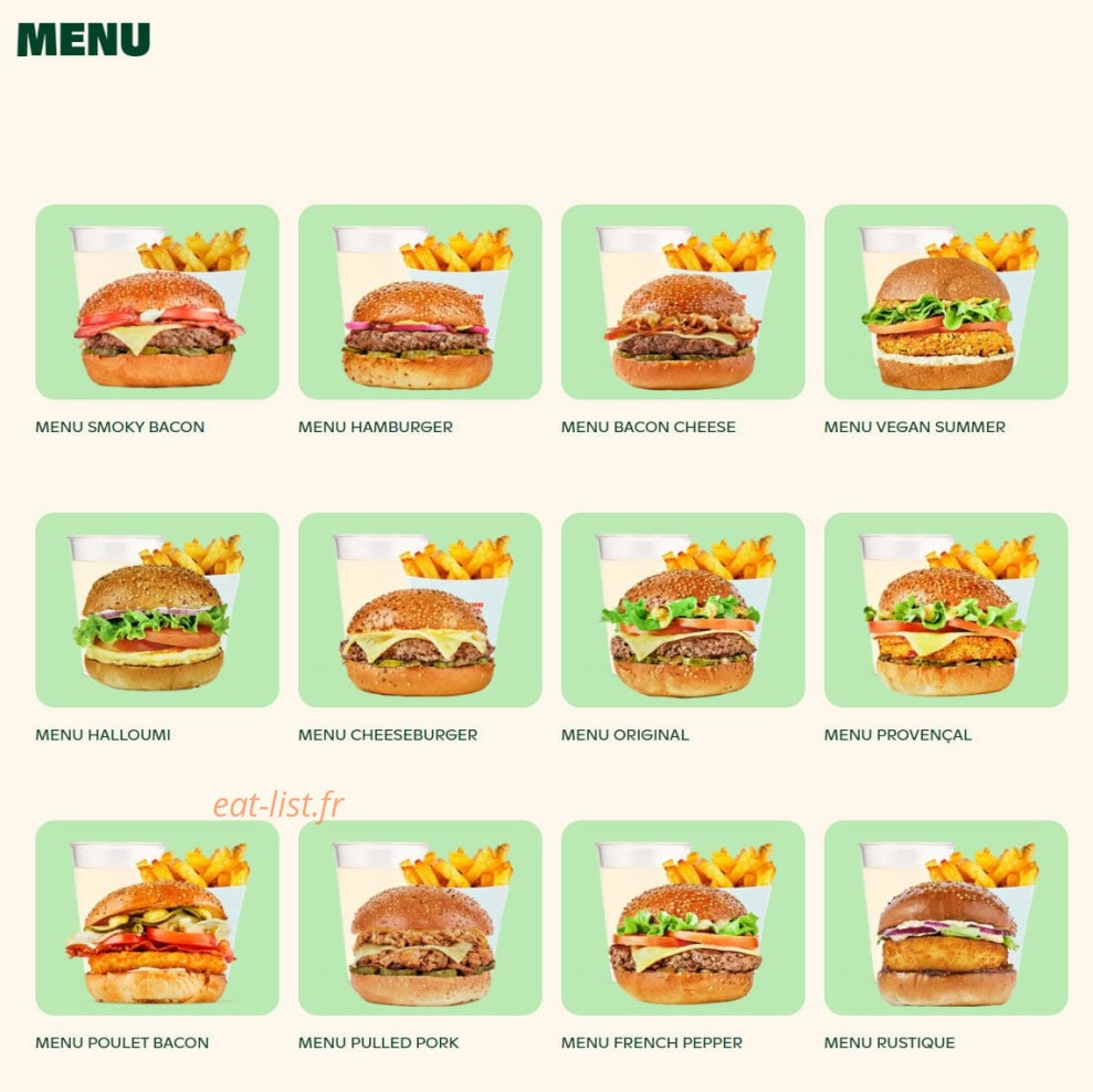 Bioburger — carte page 2