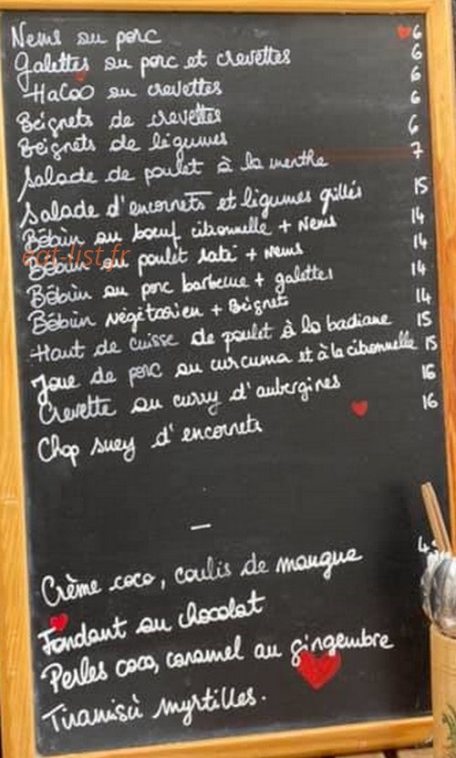 Bouillon Tigre — carte page 1