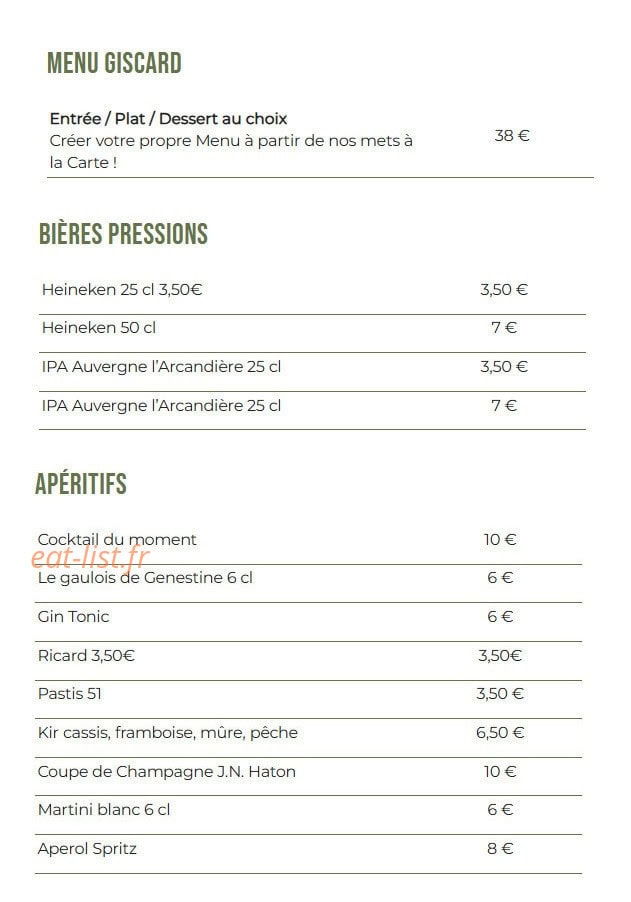 Café Charbon — carte page 2