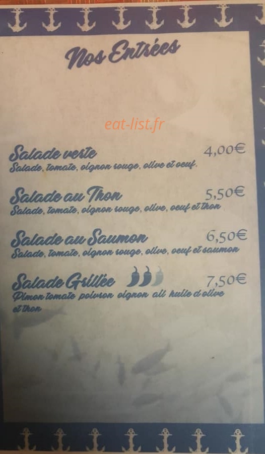 Café de la 3ème mi temps — carte page 1