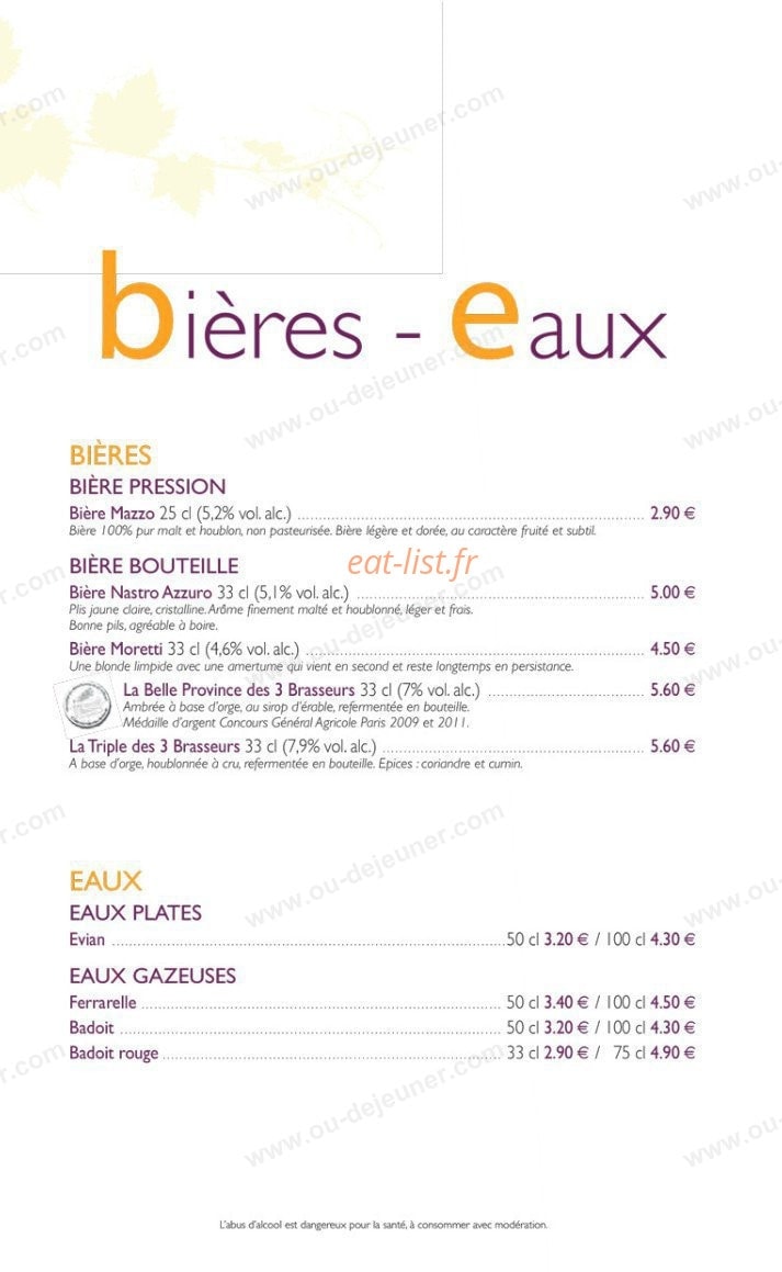 Caffe Mazzo — carte page 13