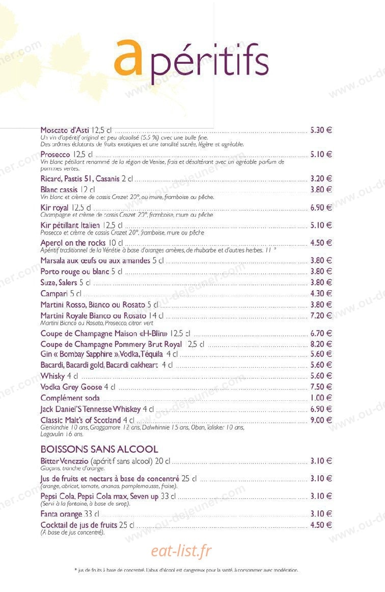 Caffe Mazzo — carte page 12