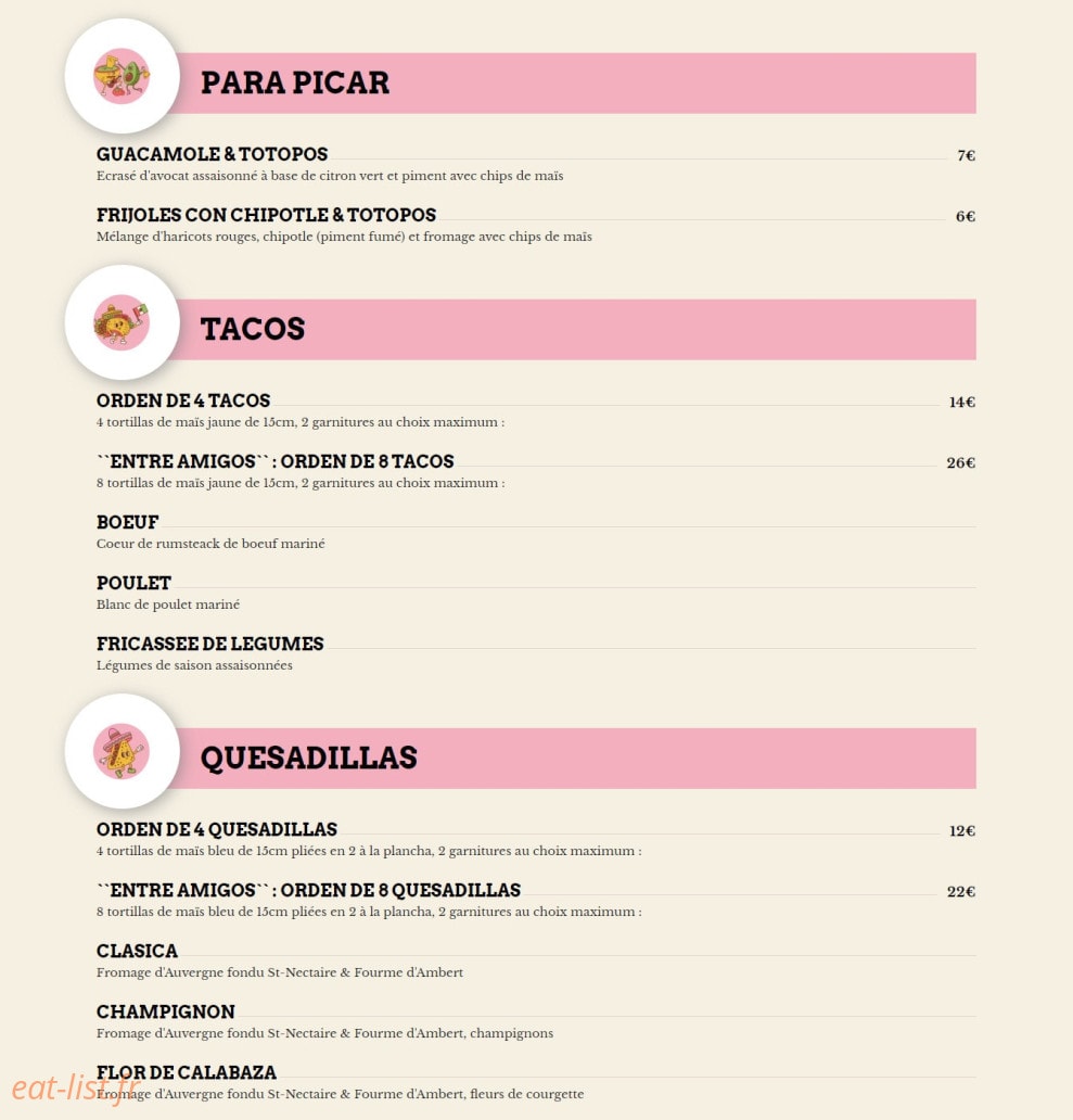 Carmela — carte page 1