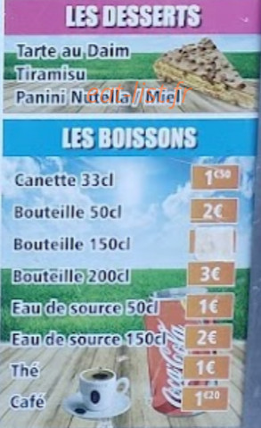 Chez Mouss — carte page 8