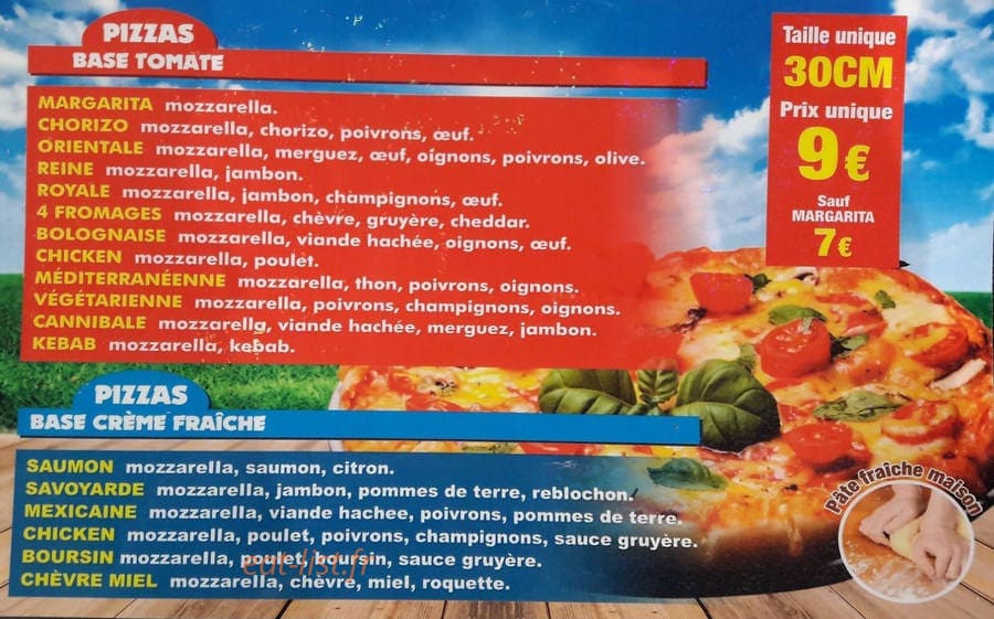 Chez Mouss — carte page 1
