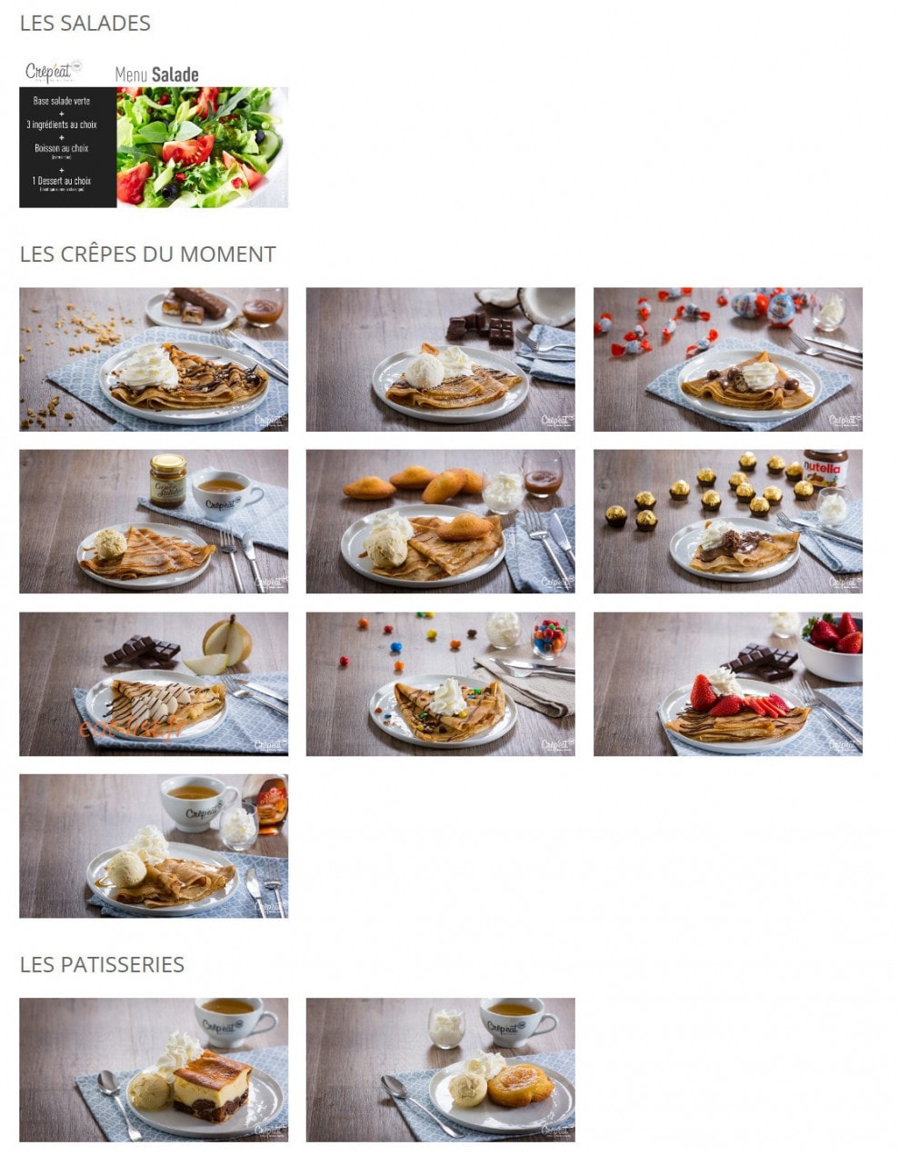 Crêp'eat — carte page 2