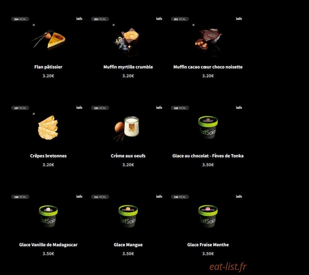 Eat Salad — carte page 11