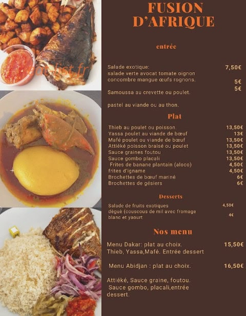 Fusion d’Afrique — carte page 1
