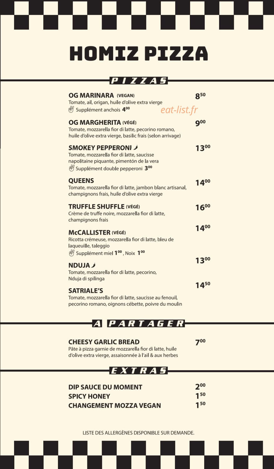 Homiz — carte page 1
