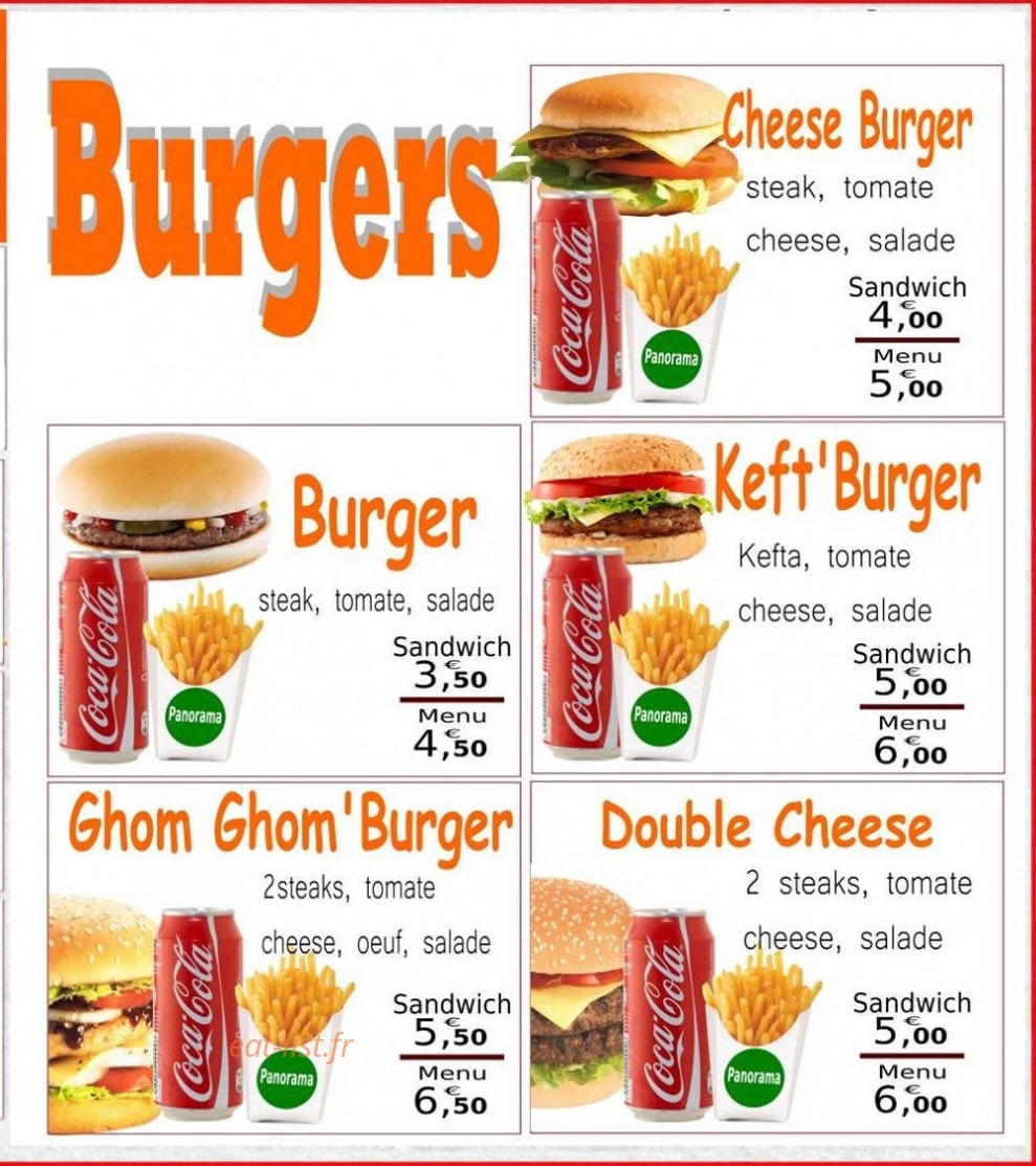 Kebab panorama — carte page 2