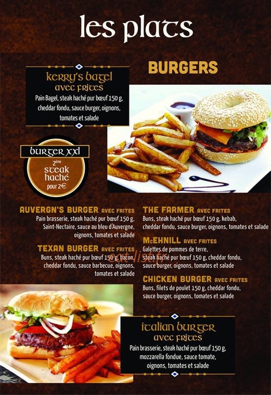 Kerry'S Pub — carte page 8