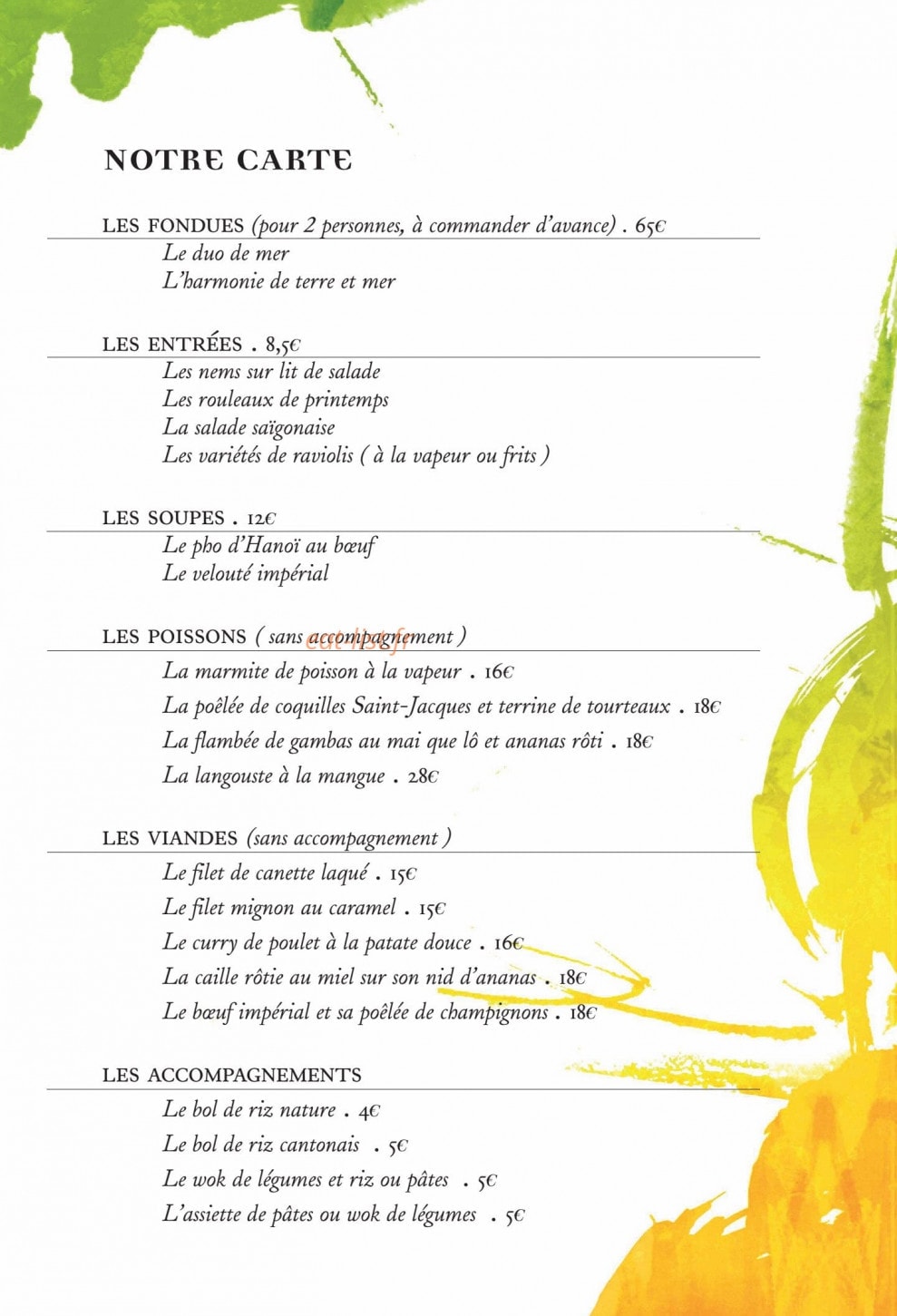 Kim Oanh — carte page 6