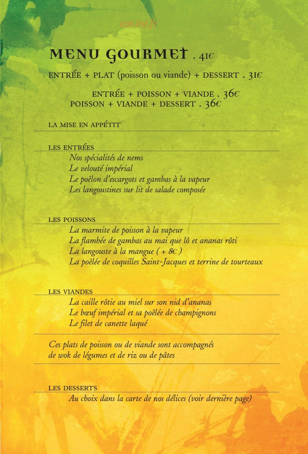 Kim Oanh — carte page 5