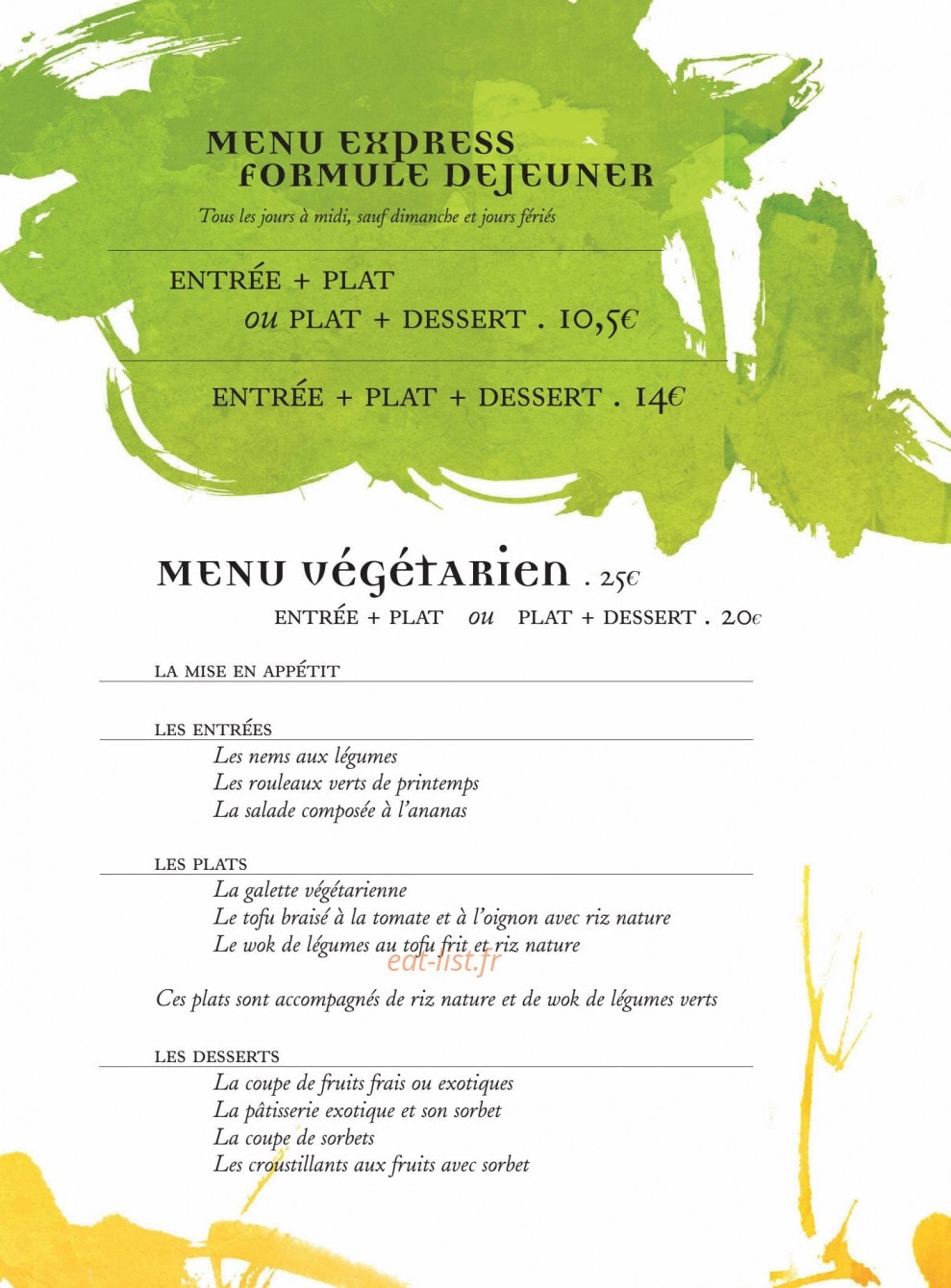 Kim Oanh — carte page 2