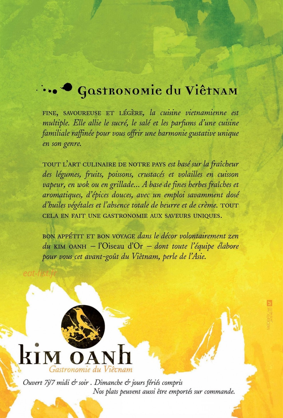 Kim Oanh — carte page 8