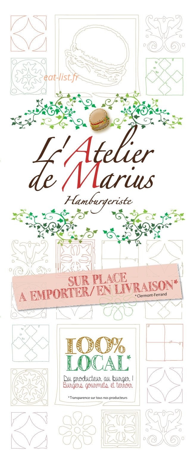 L 'Atelier de Marius — carte page 1