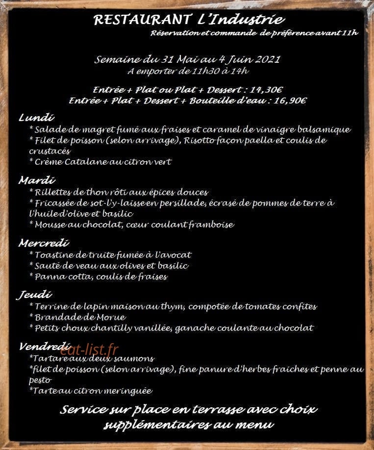 L'industrie — carte page 1