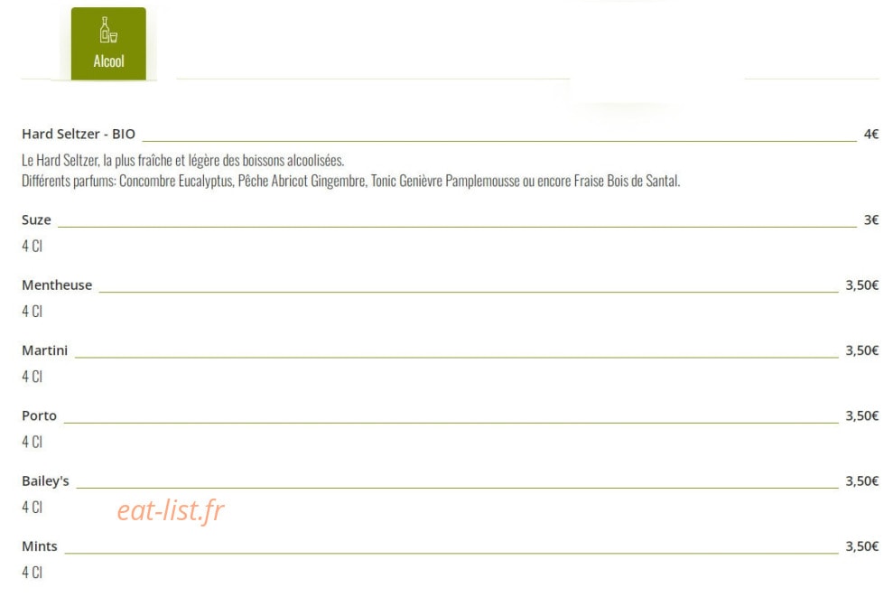 La Bamboche — carte page 6