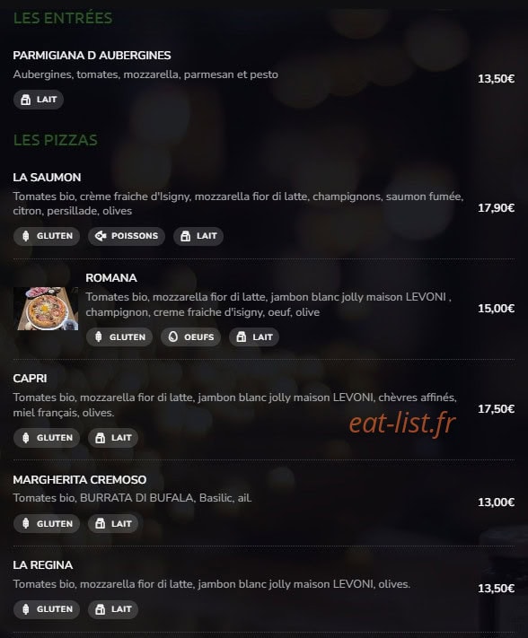 La Cantinetta — carte page 2