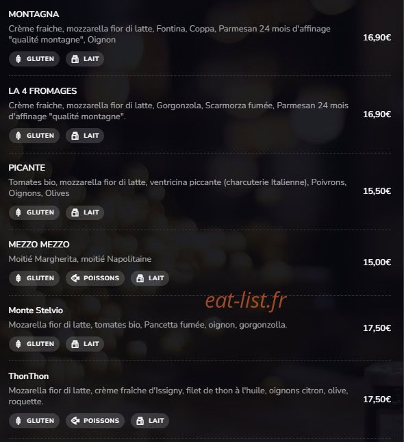 La Cantinetta — carte page 4
