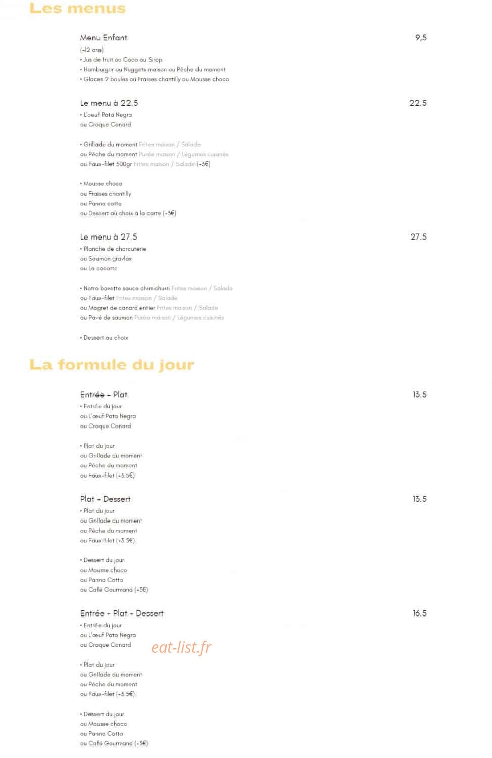 La Côte & l'Arête — carte page 5