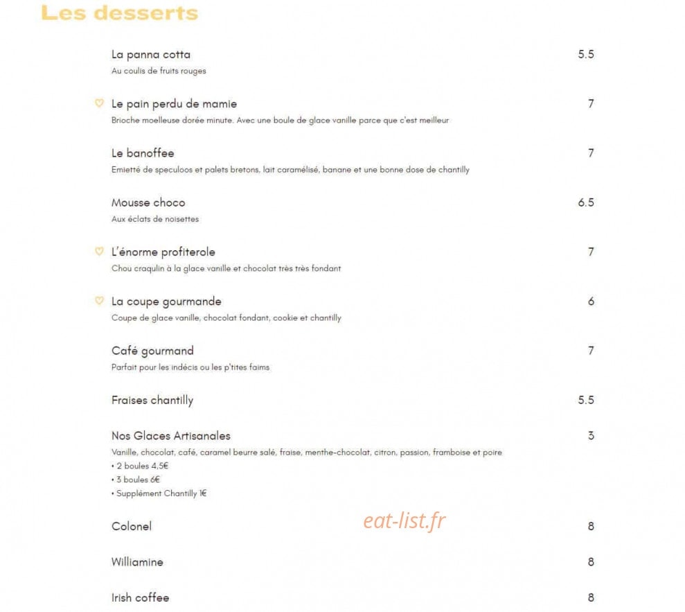 La Côte & l'Arête — carte page 4
