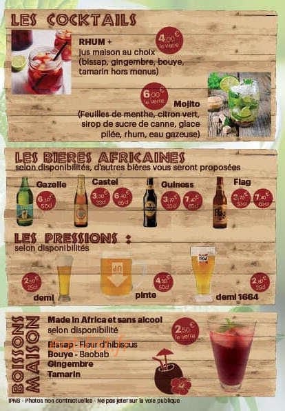 La Grange Africaine — carte page 6