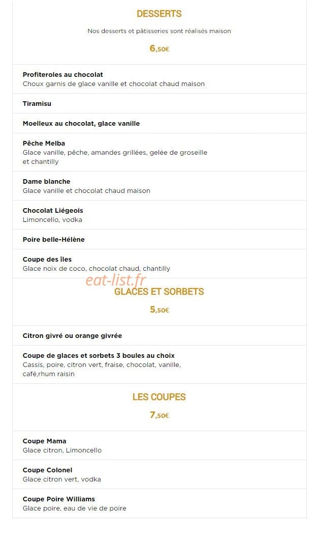 La Mama — carte page 4