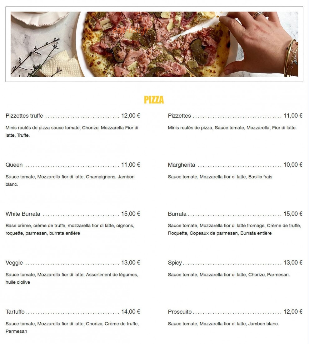 La Popote — carte page 4