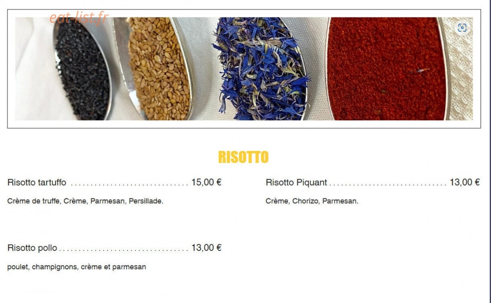 La Popote — carte page 6