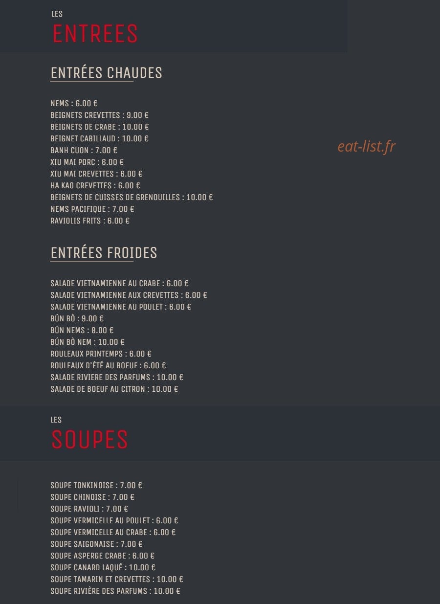 La rivière des parfums — carte page 1