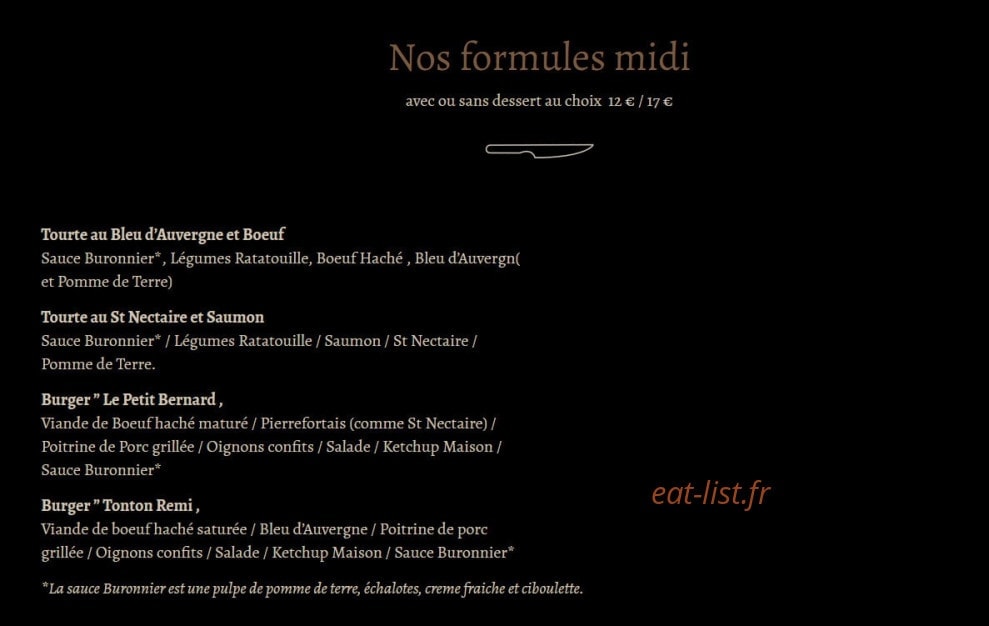 Le Buronnier — carte page 3