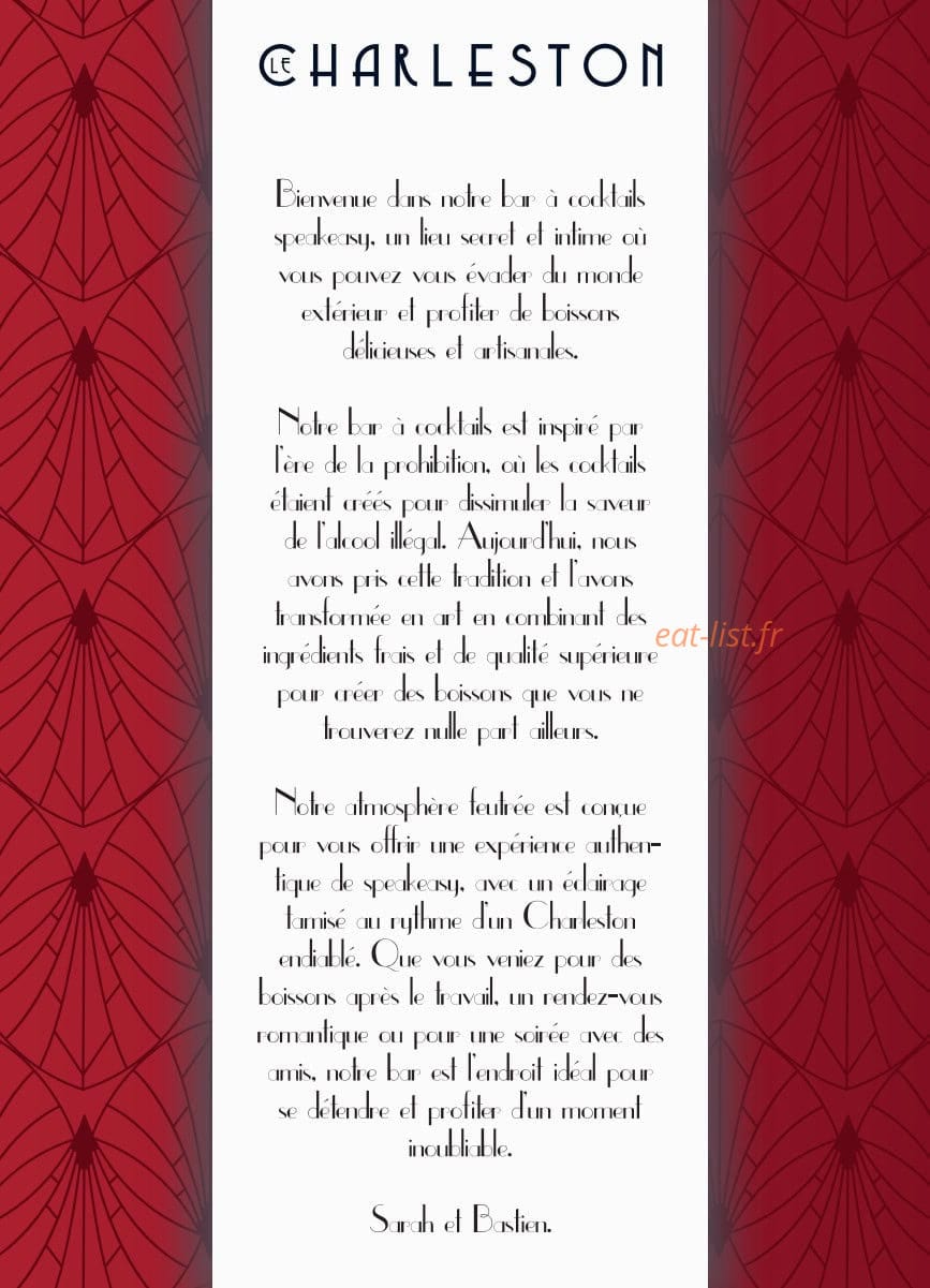 Le Charleston — carte page 11