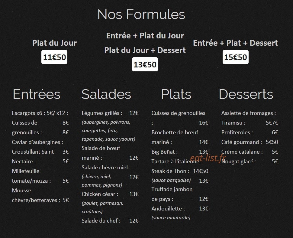 Le Clair Mont — carte page 1