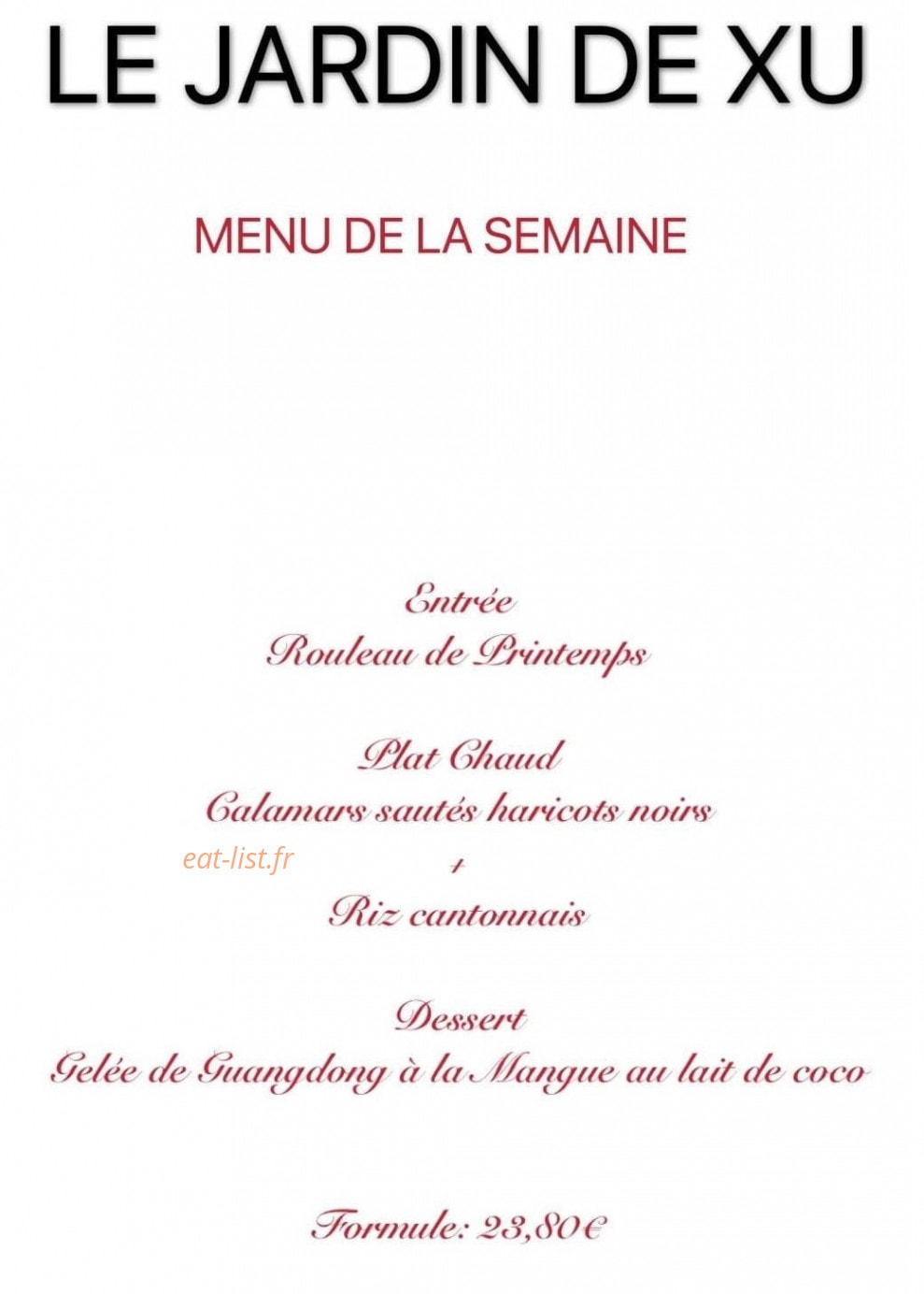 Le Jardin de XU — carte page 5