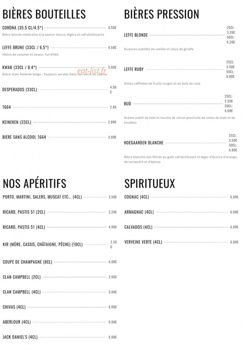 Le Kepler — carte page 3