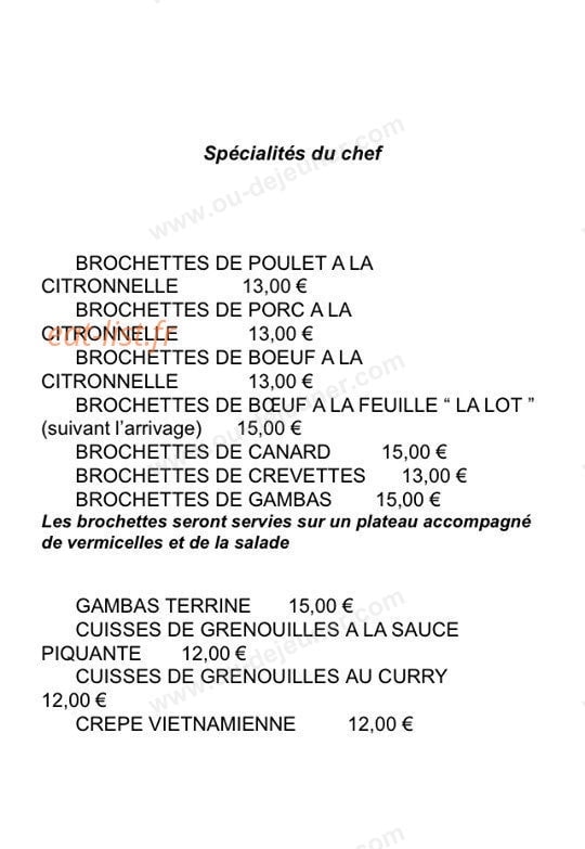 Le Lotus — carte page 7
