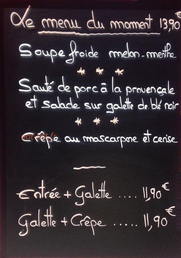Le Nandou — carte page 1