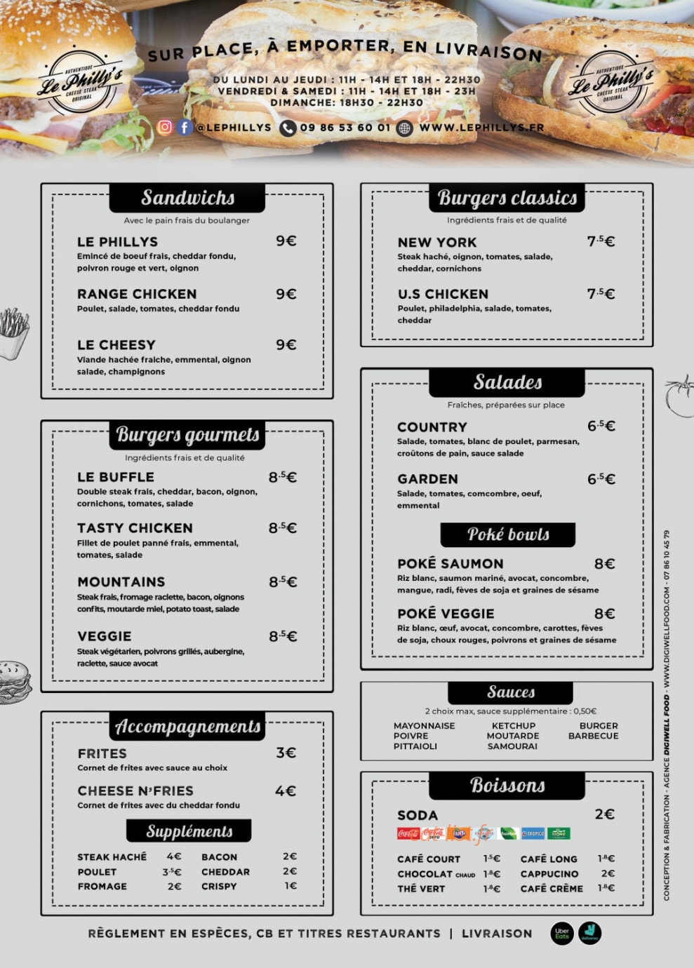 Le Philly's — carte page 2